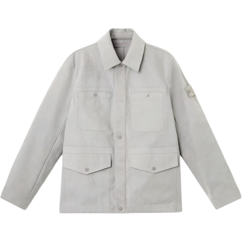 STONE ISLAND Куртка мужская из коллекции Ghost SS25, Gray White
STONE ISLAND Куртка мужская из коллекции Ghost SS25, Gray White