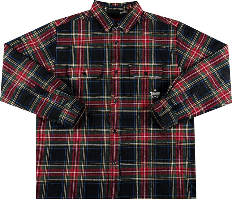 Рубашка Supreme Quilted Plaid Flannel Shirt 'Black', черный
Рубашка Supreme Quilted Plaid Flannel Shirt 'Black', черный