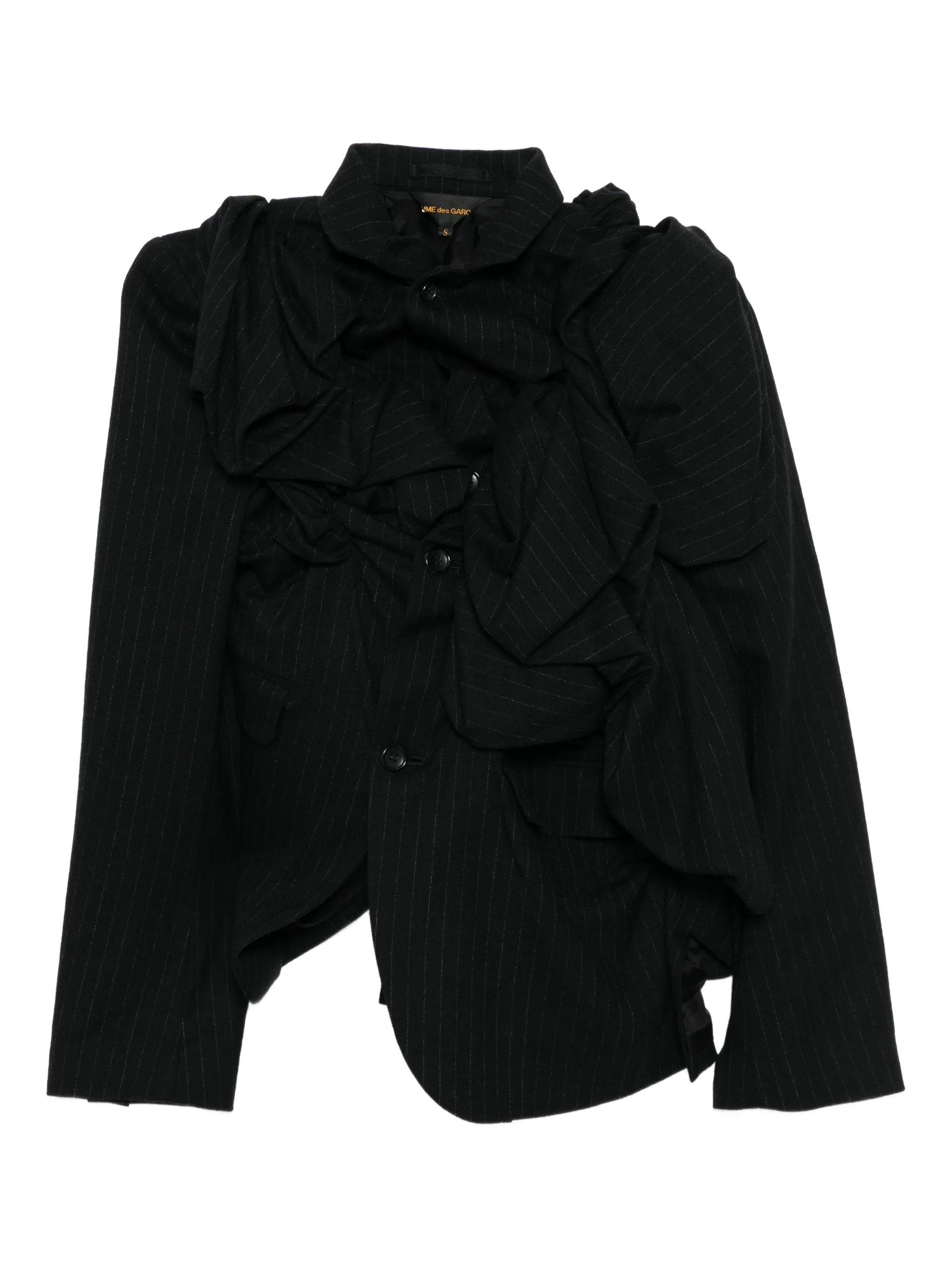 Жакет с драпировкой Comme Des Garçons, черный
Жакет с драпировкой Comme Des Garçons, черный