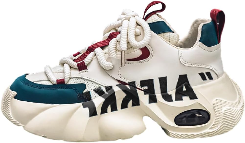 Мужские спортивные кроссовки для ходьбы с сеткой, удобные, с буквенным принтом, повседневные с массивной подошвой Lexamen, зеленый
Мужские спортивные кроссовки для ходьбы с сеткой, удобные, с буквенным принтом, повседневные с массивной подошвой Lexamen, зеленый