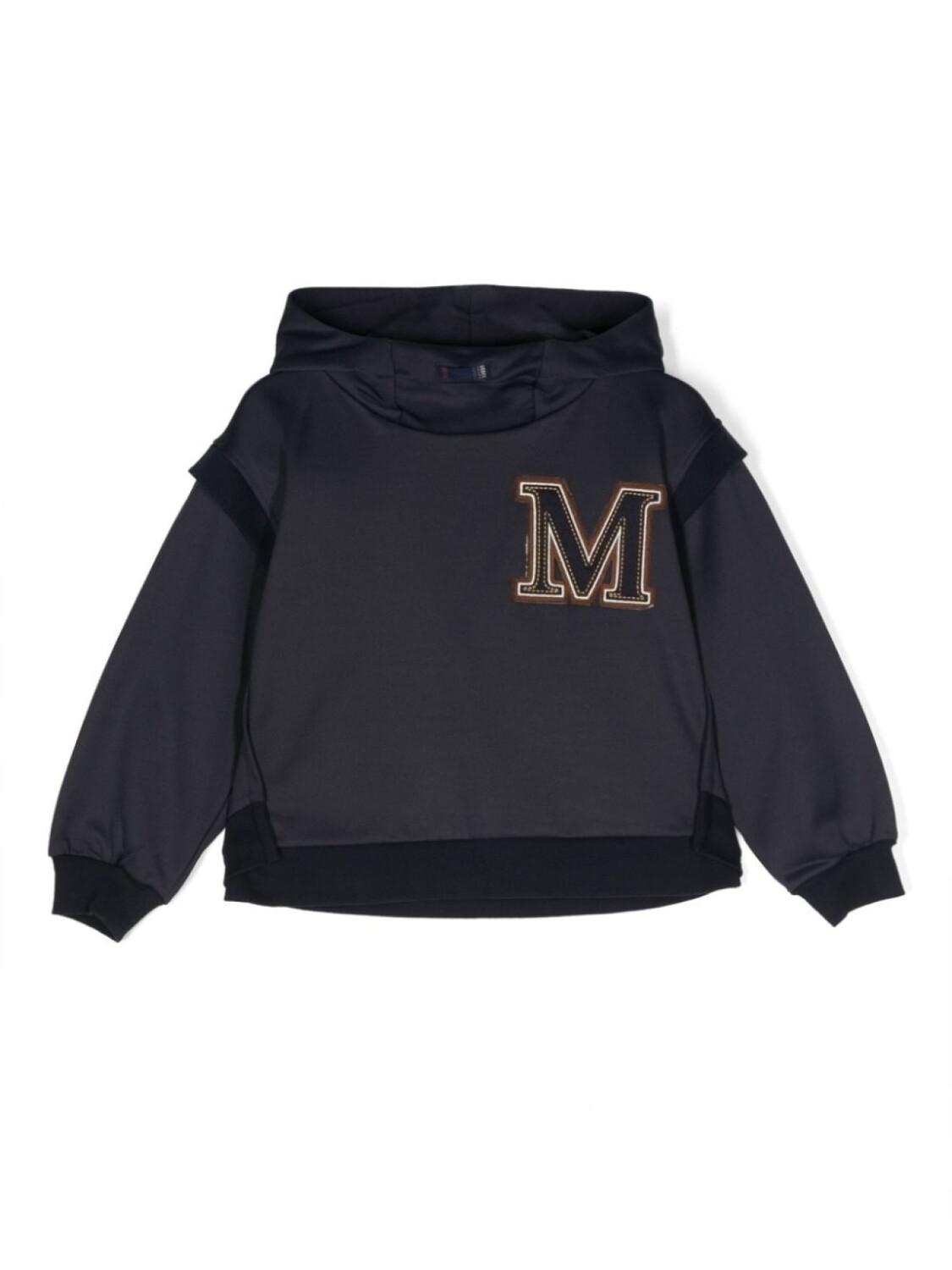 Monnalisa многослойное худи с нашивкой-логотипом, синий
Monnalisa многослойное худи с нашивкой-логотипом, синий