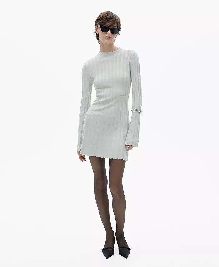 Женское трикотажное платье с воротником Perkins MANGO, коричневый/бежевый
Женское трикотажное платье с воротником Perkins MANGO, коричневый/бежевый