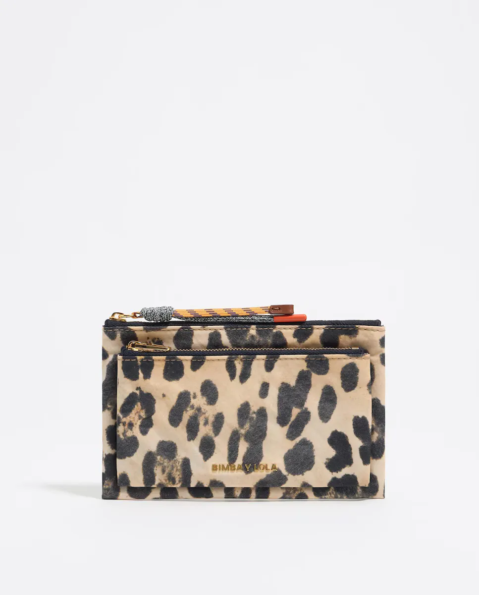 Женский двойной нейлоновый кошелек Bimba y Lola, натуральный 
Женский двойной нейлоновый кошелек Bimba y Lola, натуральный