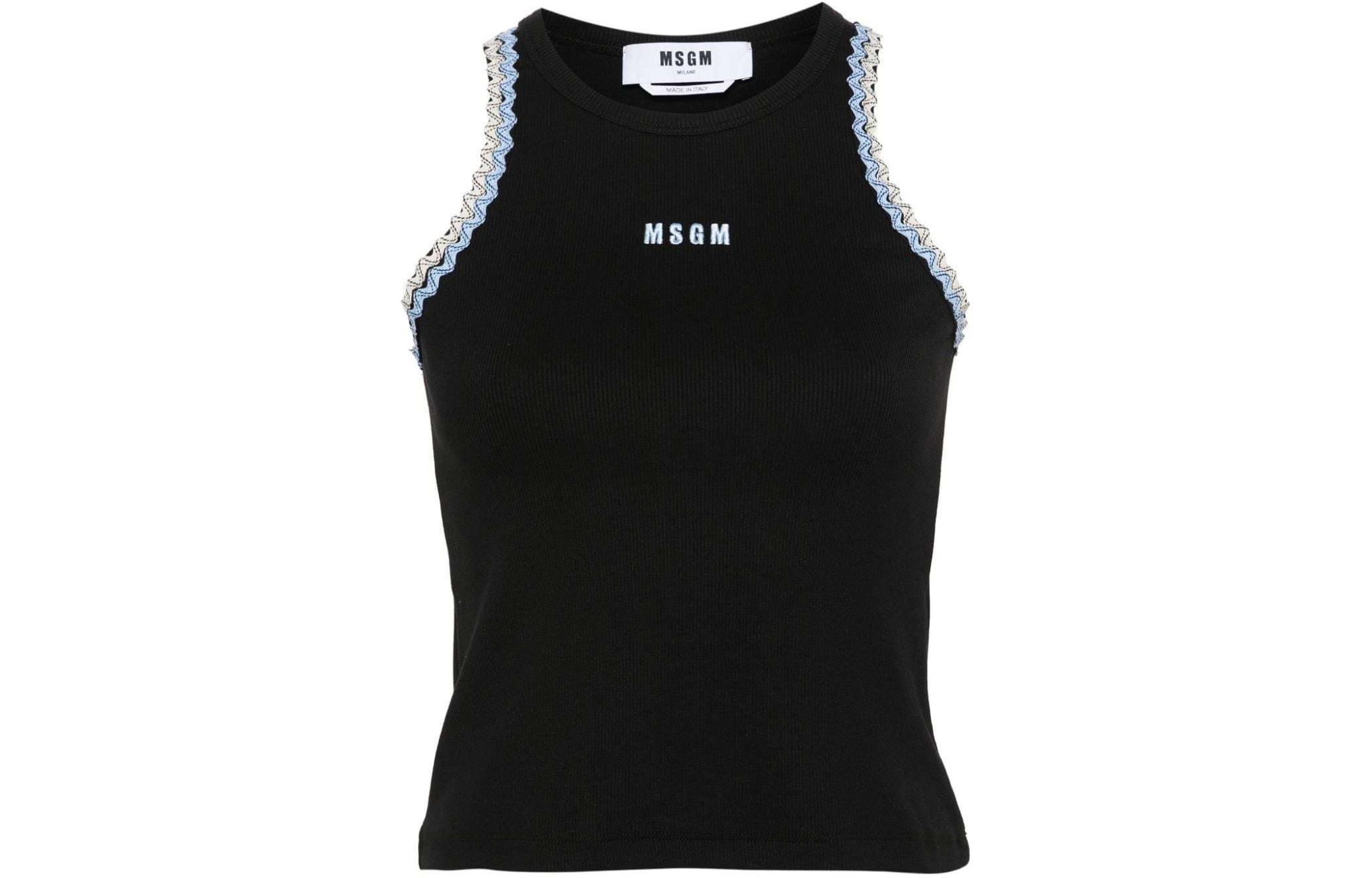 MSGM Женский черный топ Tank
MSGM Женский черный топ Tank