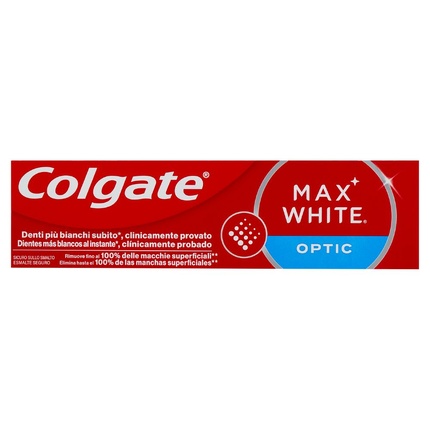 Отбеливающая зубная паста Max White Optic 75 мл Colgate
Отбеливающая зубная паста Max White Optic 75 мл Colgate