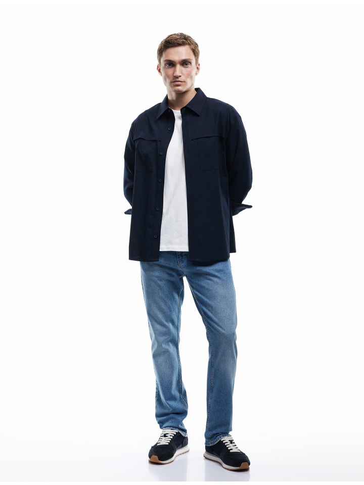 Брюки цвета светло-индиго KOTON
Брюки цвета светло-индиго KOTON