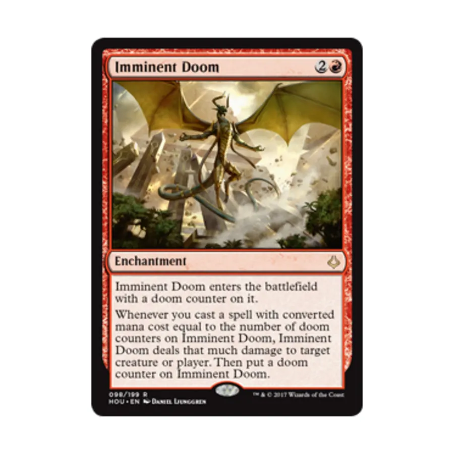 CCG Неизбежная гибель (клавиша R), MTG - Hour of Devastation
CCG Неизбежная гибель (клавиша R), MTG - Hour of Devastation