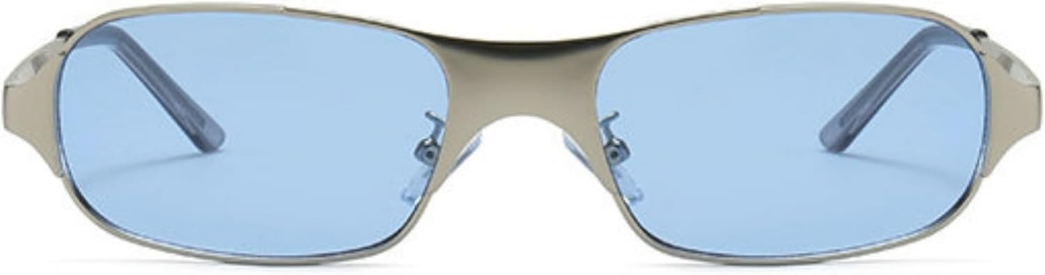 Солнцезащитные очки Willochra в винтажном стиле 2000-х годов, маленькие прямоугольные, для женщин и мужчин, ретро, модные, в стиле Y2K, с металлической оправой, черные, C7
Солнцезащитные очки Willochra в винтажном стиле 2000-х годов, маленькие прямоугольные, для женщин и мужчин, ретро, модные, в стиле Y2K, с металлической оправой, черные, C7