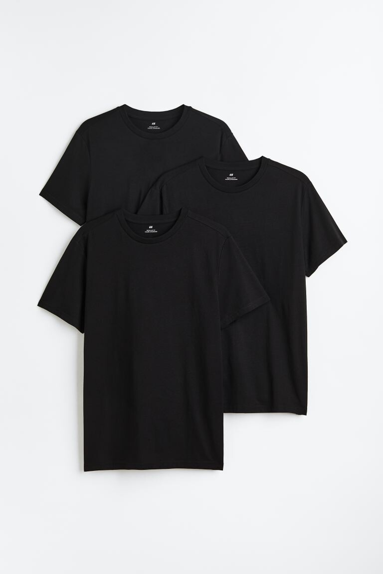 Футболки H&M, 3 шт., Черный, Футболки H&M, 3 шт.
Футболки H&M, 3 шт., Черный, Футболки H&M, 3 шт.