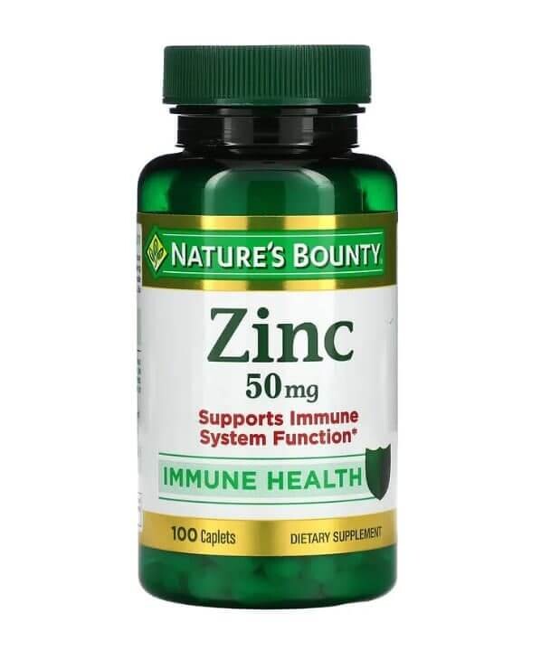 Цинк, 50 мг, 100 капсул, Nature's Bounty
Цинк, 50 мг, 100 капсул, Nature's Bounty