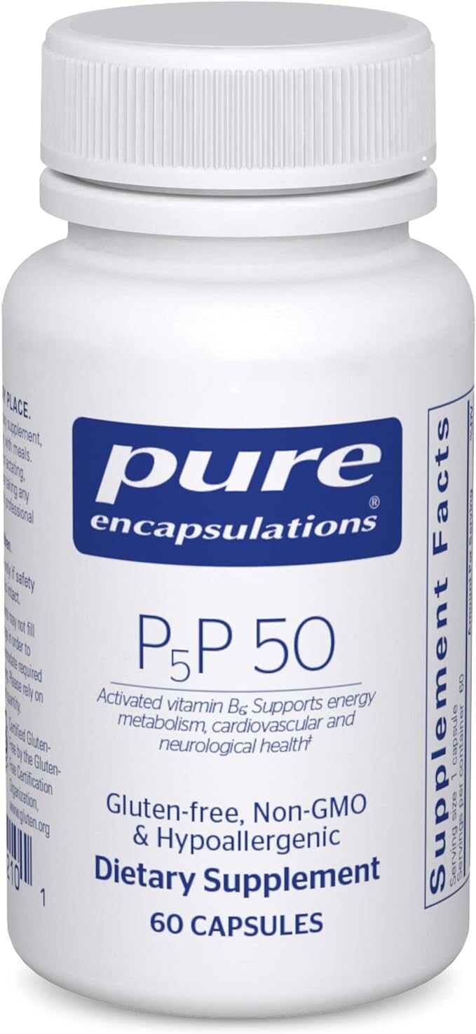 Витамин B6 Pure Encapsulations P5P 50, 60 капсул
Витамин B6 Pure Encapsulations P5P 50, 60 капсул