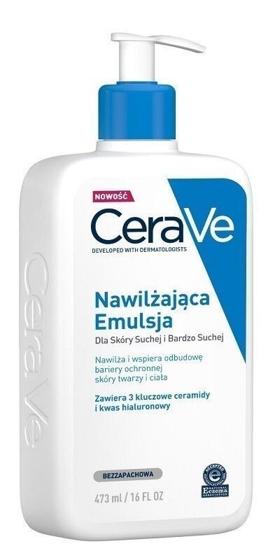 CeraVe Nawilżająca Emulsja эмульсия для лица и тела, 473 ml
CeraVe Nawilżająca Emulsja эмульсия для лица и тела, 473 ml
