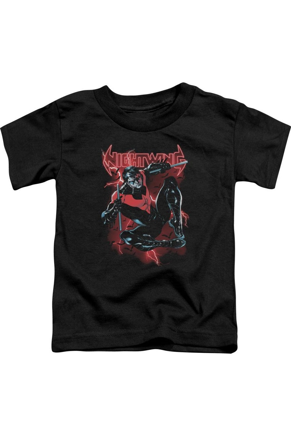 Футболка с коротким рукавом Batman Lightwing для малышей Gildan, черный
Футболка с коротким рукавом Batman Lightwing для малышей Gildan, черный