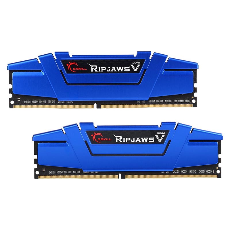 Оперативная память G.SKILL Ripjaws V, 16 Гб (2 х 8 Гб), DDR4, 2666 МГц, F4-2666C15D-16GVB, синий
Оперативная память G.SKILL Ripjaws V, 16 Гб (2 х 8 Гб), DDR4, 2666 МГц, F4-2666C15D-16GVB, синий