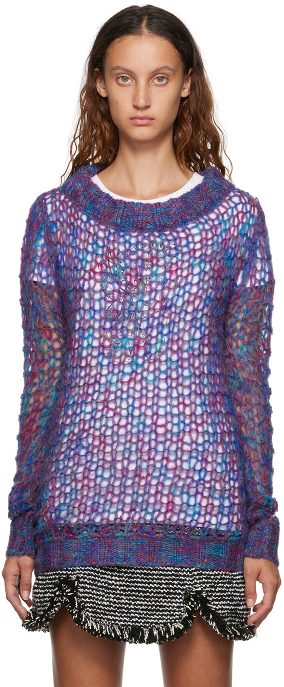 Разноцветный свитер с вырезом лодочкой Anna Sui, Фиолетовый, Разноцветный свитер с вырезом лодочкой Anna Sui
Разноцветный свитер с вырезом лодочкой Anna Sui, Фиолетовый, Разноцветный свитер с вырезом лодочкой Anna Sui