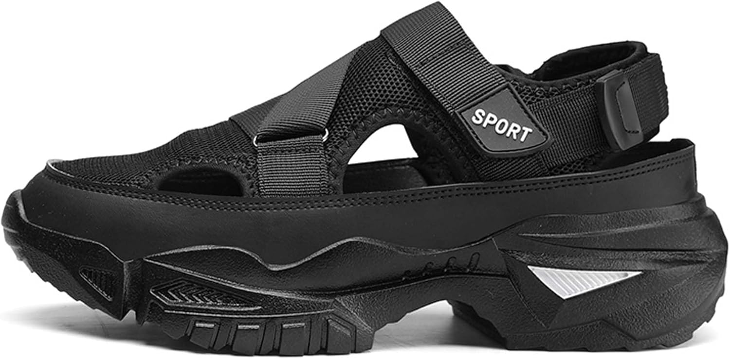 Летние дышащие спортивные обувь с отверстиями для отдыха, легкие и нескользящие туристические сандалии Generic, черный
Летние дышащие спортивные обувь с отверстиями для отдыха, легкие и нескользящие туристические сандалии Generic, черный