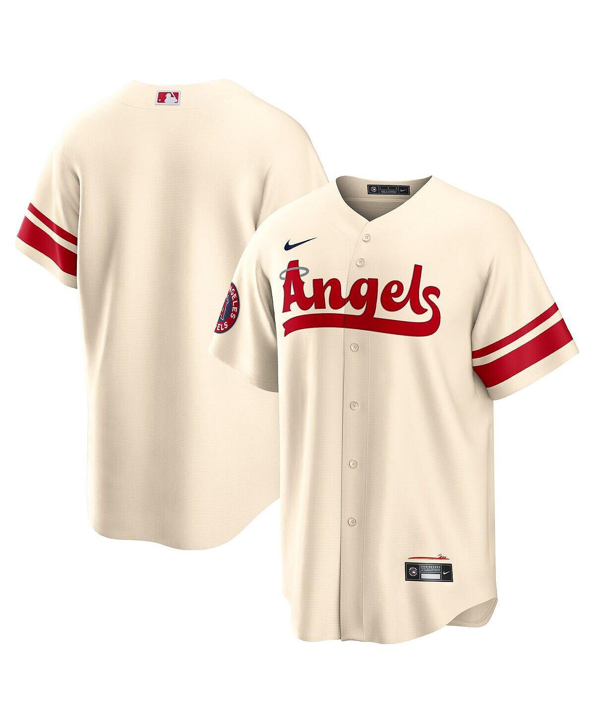 Мужская кремовая футболка los angeles angels 2022 city connect replica team Nike, кремовый
Мужская кремовая футболка los angeles angels 2022 city connect replica team Nike, кремовый