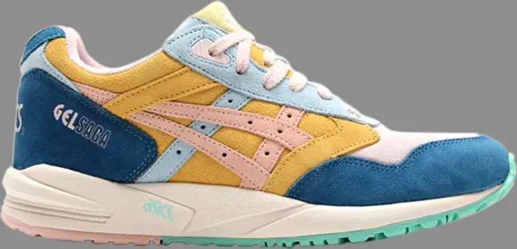 Кроссовки atmos x lily brown x gel saga Asics, желтый 
Кроссовки atmos x lily brown x gel saga Asics, желтый