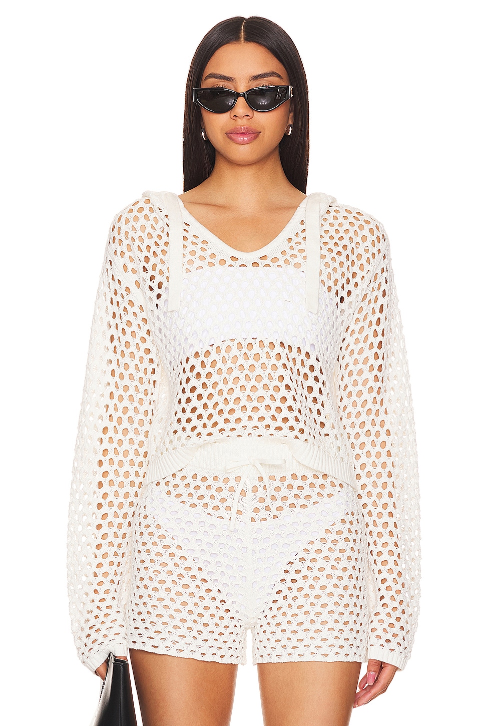 Толстовка с капюшоном cari Lna, белый 
Толстовка с капюшоном cari Lna, белый