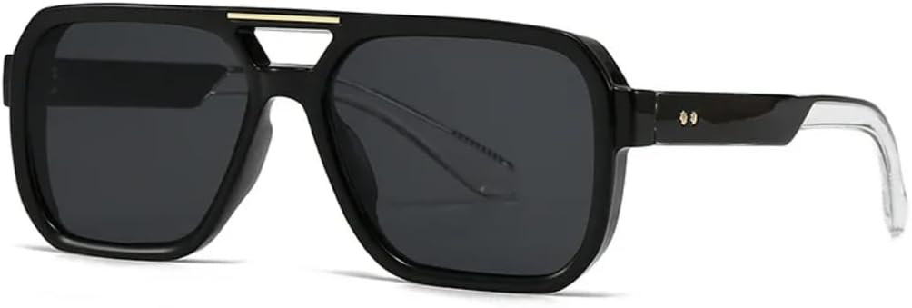 Модные солнцезащитные очки с двойной перемычкой для женщин, ретро-стиль, заклепки, леопардовый принт, защита от УФ-излучения UV400 для мужчин, градиентные очки для активного отдыха VFDHN, C3 Black Clear Gray
Модные солнцезащитные очки с двойной перемычкой для женщин, ретро-стиль, заклепки, леопардовый принт, защита от УФ-излучения UV400 для мужчин, градиентные очки для активного отдыха VFDHN, C3 Black Clear Gray