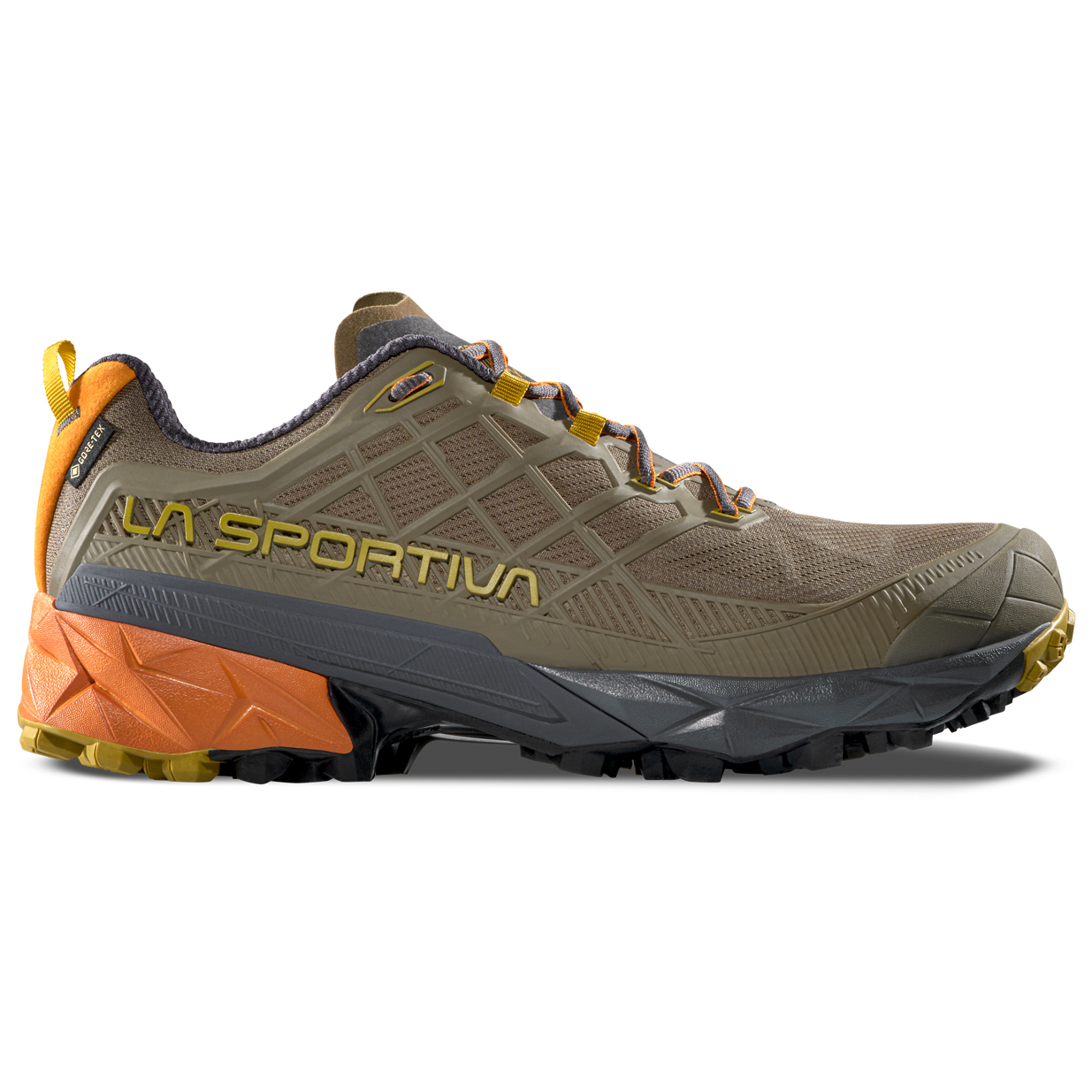 Спортивные кроссовки La Sportiva Akyra II GTX, болотный/оранжевый
Спортивные кроссовки La Sportiva Akyra II GTX, болотный/оранжевый