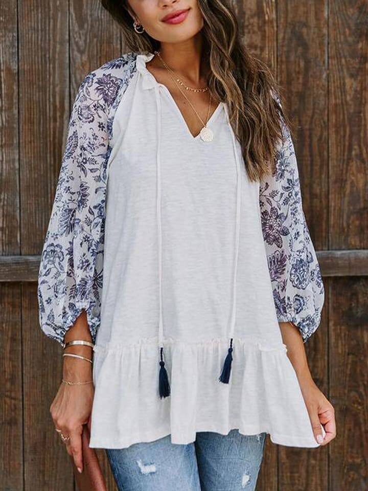 Блуза Milan Kiss, цвет creme/blau
Блуза Milan Kiss, цвет creme/blau