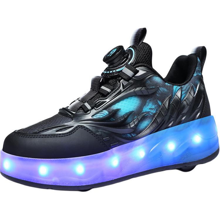 Износостойкая, легкая, амортизирующая, дышащая, нескользящая, детская обувь для подростков Wooden Rabbit, черный/синий 
Износостойкая, легкая, амортизирующая, дышащая, нескользящая, детская обувь для подростков Wooden Rabbit, черный/синий