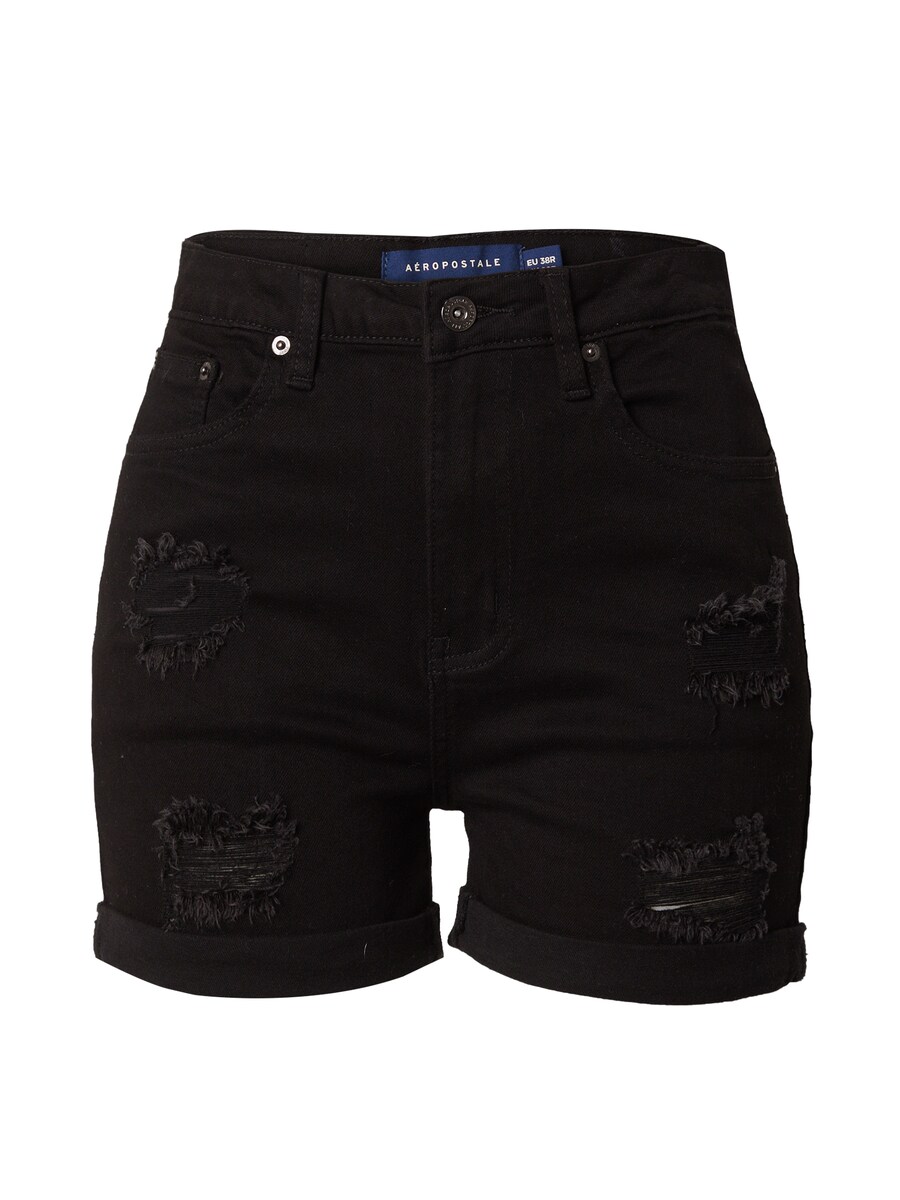 Обычные джинсы AÉROPOSTALE, черный деним
Обычные джинсы AÉROPOSTALE, черный деним