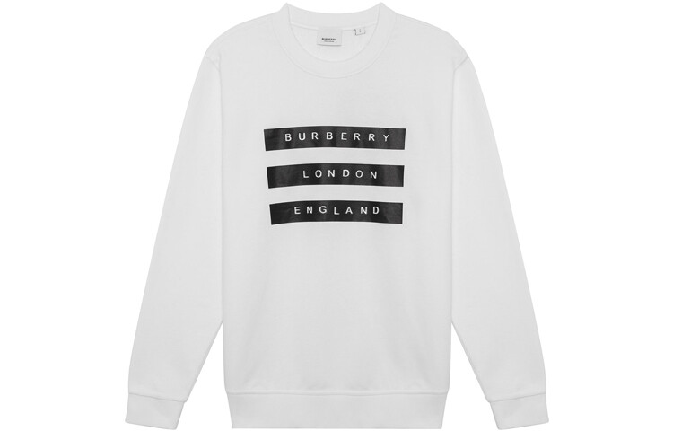 Толстовка мужская белая Burberry, белый 
Толстовка мужская белая Burberry, белый