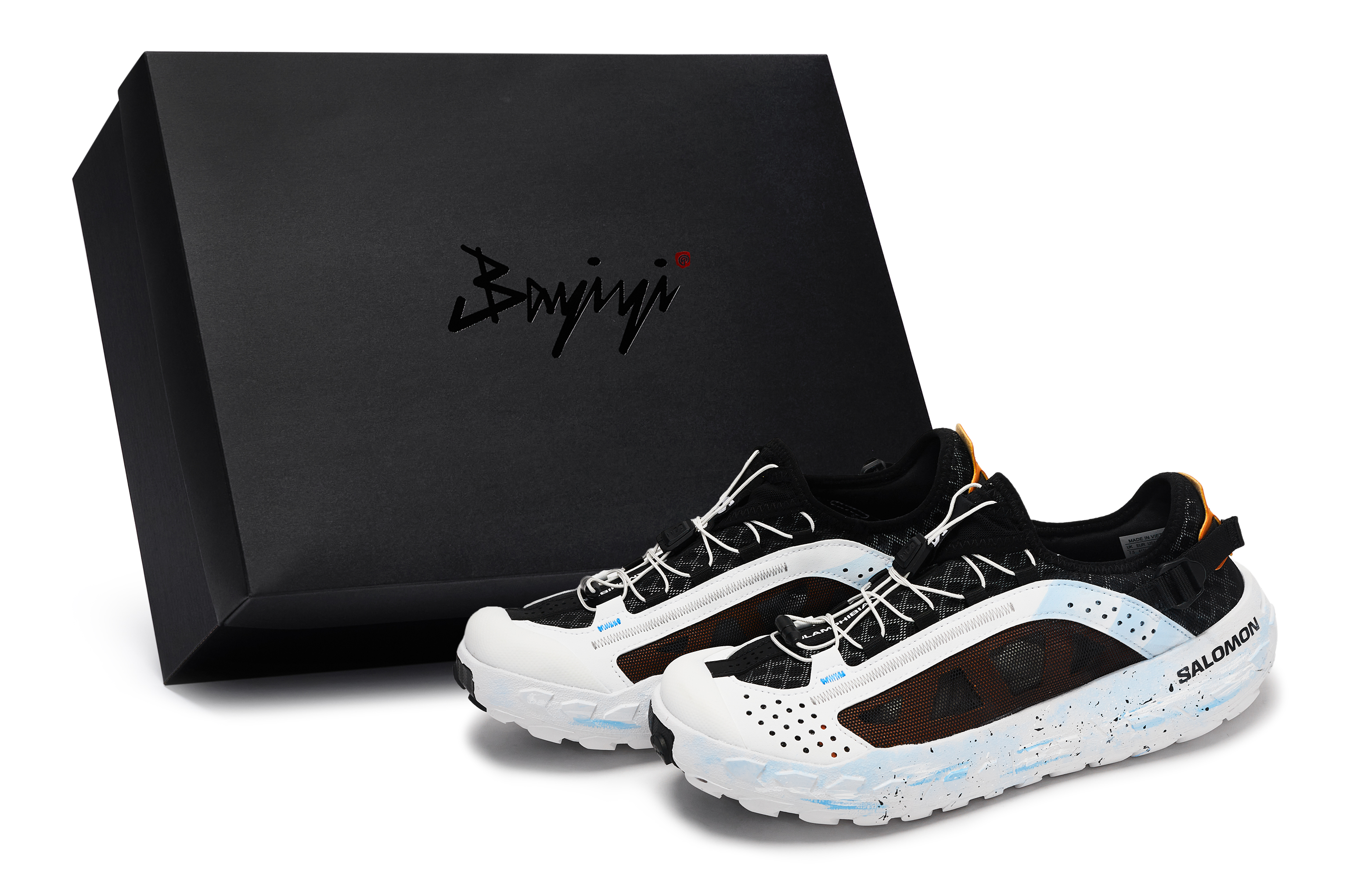 SALOMON Мужские повседневные туфли SOLAMPHIBIAN с низким верхом, цвет черный/белый/синий
SALOMON Мужские повседневные туфли SOLAMPHIBIAN с низким верхом, цвет черный/белый/синий