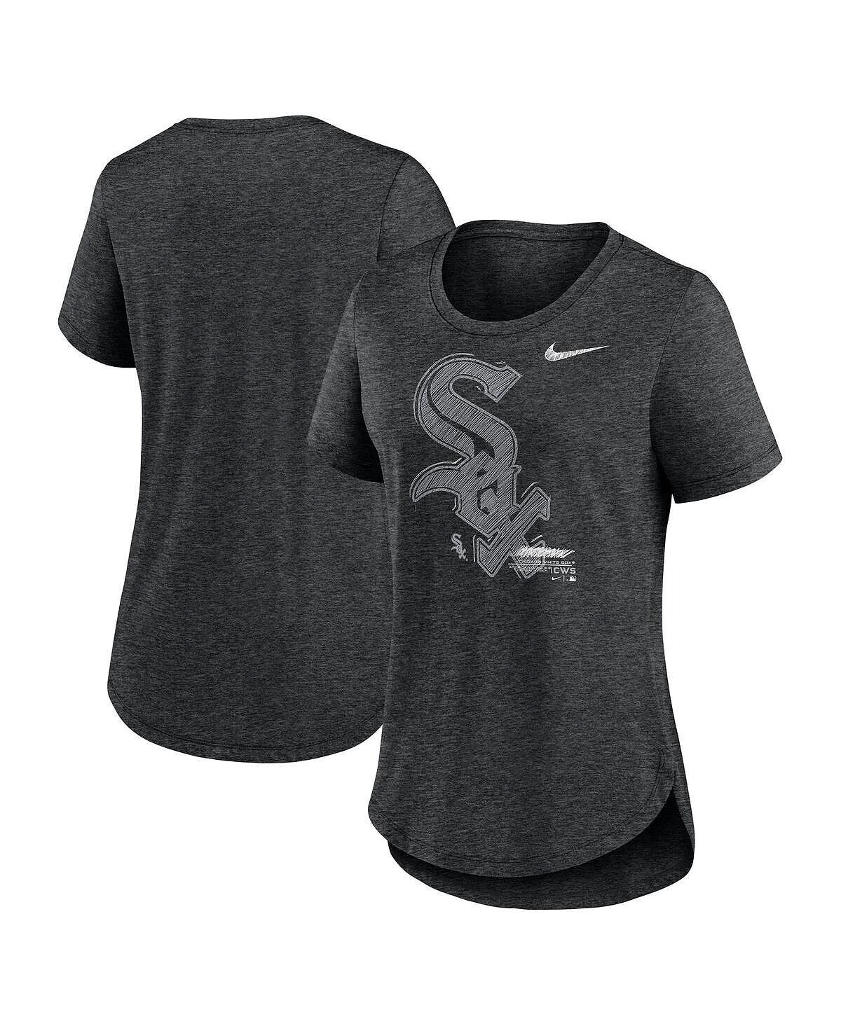 Женская футболка Heather Black Chicago White Sox Touch Tri-Blend Nike
Женская футболка Heather Black Chicago White Sox Touch Tri-Blend Nike