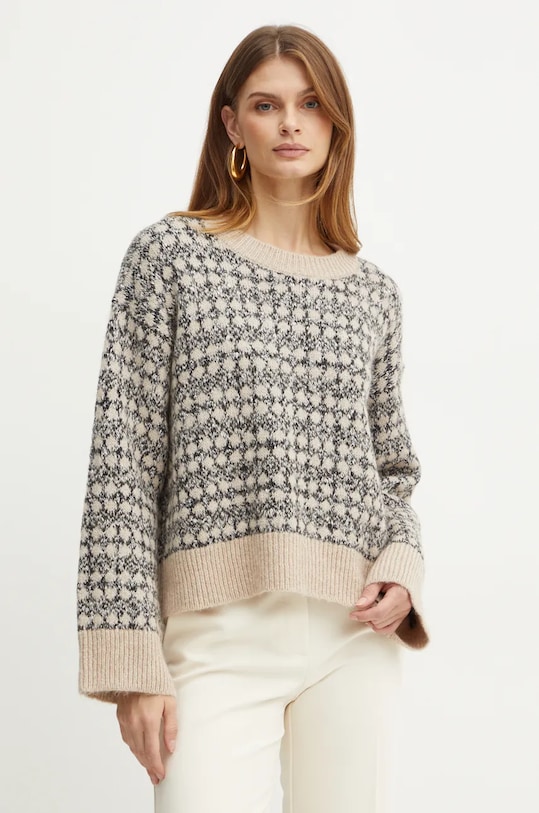 Свитер с добавлением шерсти Boss, бежевый
Свитер с добавлением шерсти Boss, бежевый