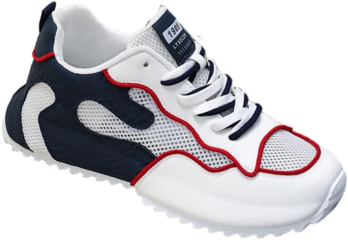 Мужские стильные спортивные кроссовки из сетки - однотонный дизайн, подходят для города и занятий в спортзале, модные спортивные кроссовки Hoalox, белый/синий
Мужские стильные спортивные кроссовки из сетки - однотонный дизайн, подходят для города и занятий в спортзале, модные спортивные кроссовки Hoalox, белый/синий