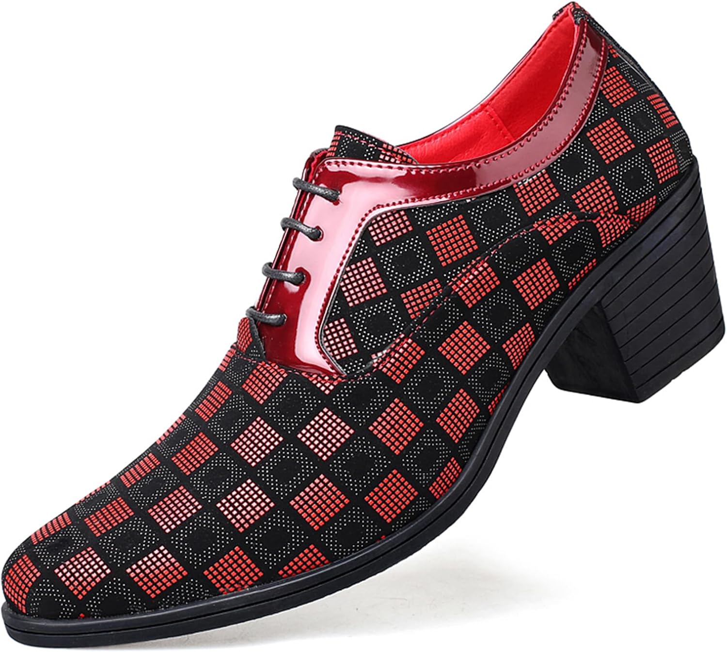 Мужские туфли-оксфорды Derby из лакированной кожи с заостренным носком, классические низкие туфли на шнуровке с высоким каблуком для выпускного, деловой и свадебной обуви Abborora, красный
Мужские туфли-оксфорды Derby из лакированной кожи с заостренным носком, классические низкие туфли на шнуровке с высоким каблуком для выпускного, деловой и свадебной обуви Abborora, красный