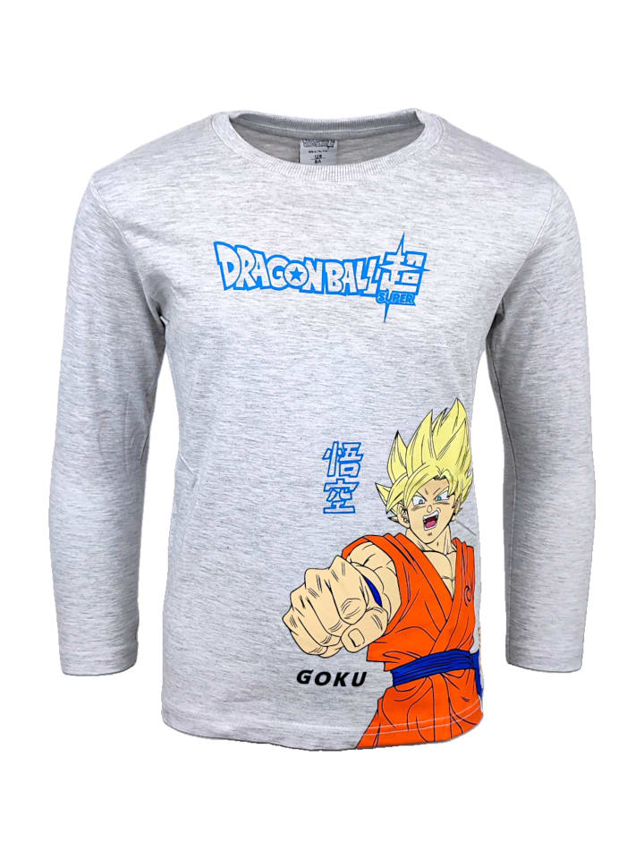 Рубашка с длинным рукавом Dragon Ball, серый
Рубашка с длинным рукавом Dragon Ball, серый