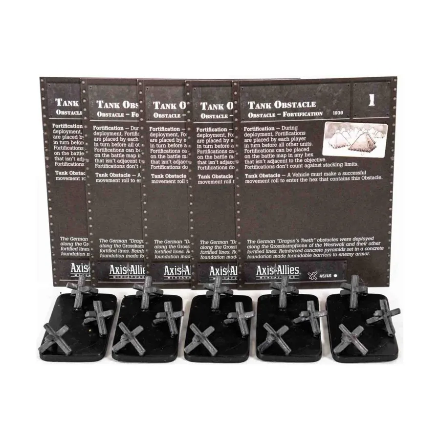 Танк-препятствие (U) x5, Axis & Allies - Collectible Miniatures Game - D-Day Singles
Танк-препятствие (U) x5, Axis & Allies - Collectible Miniatures Game - D-Day Singles