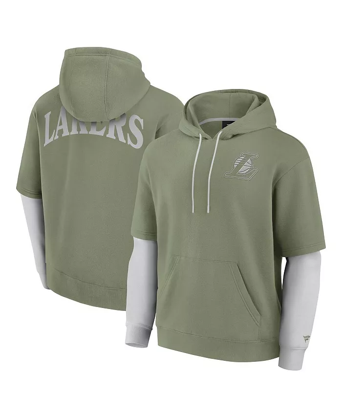 Мужская оливковая толстовка с капюшоном Los Angeles Lakers Elements Sleek Pullover Hoodie Fanatics
Мужская оливковая толстовка с капюшоном Los Angeles Lakers Elements Sleek Pullover Hoodie Fanatics