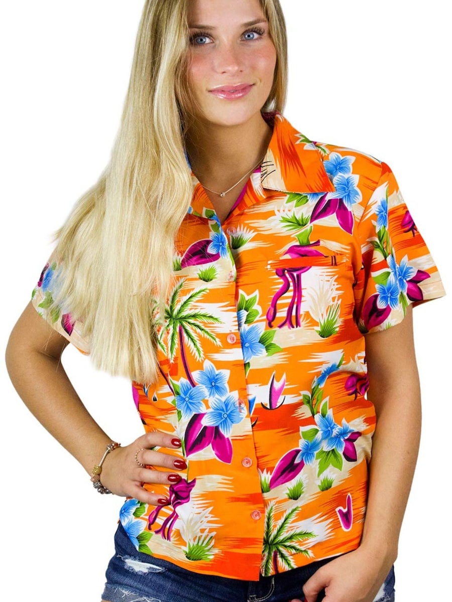 Блуза King Kameha Flamingos, оранжевый
Блуза King Kameha Flamingos, оранжевый