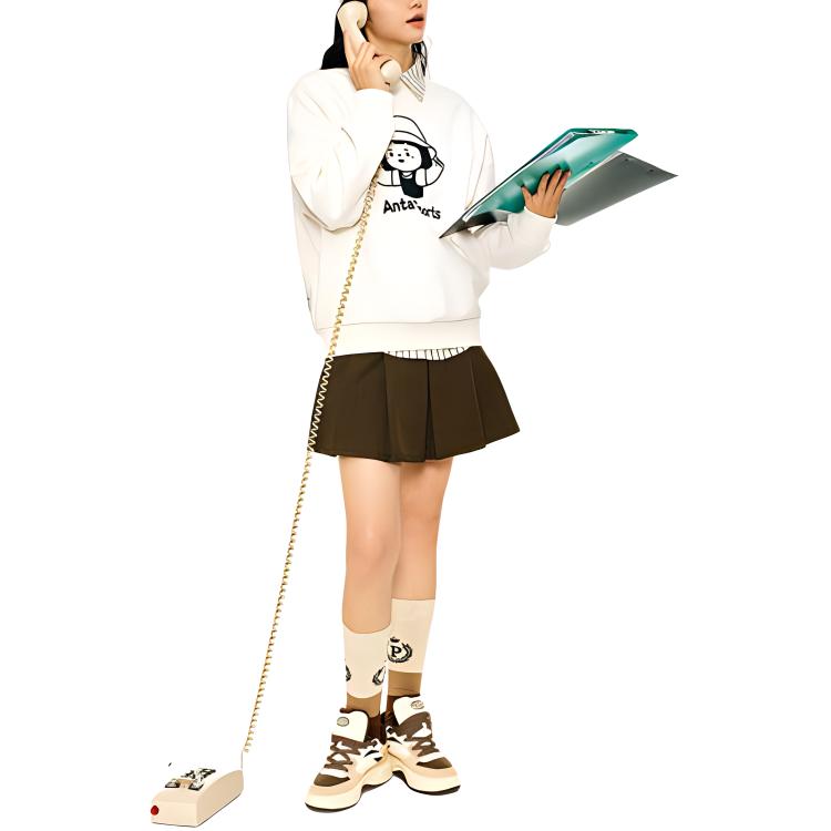 Свитшот Anta x NEIXINXIAOHAI Life Collection женский ванильный экрю 
Свитшот Anta x NEIXINXIAOHAI Life Collection женский ванильный экрю