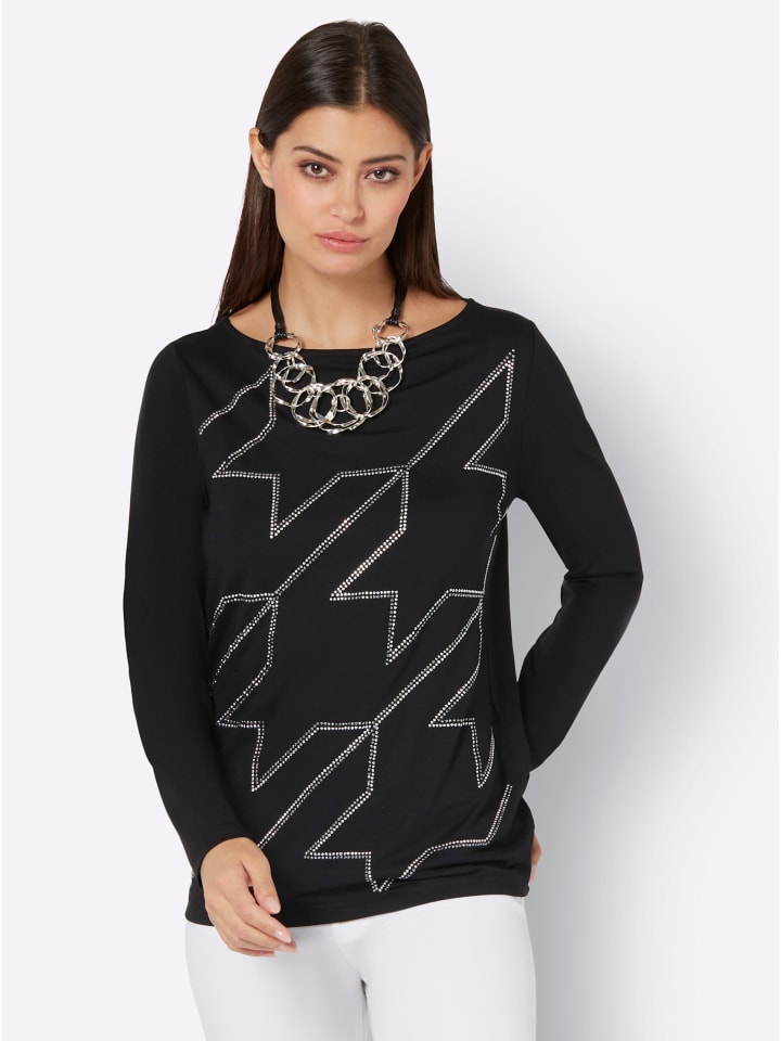 Рубашка с длинными рукавами черного цвета creation L
Рубашка с длинными рукавами черного цвета creation L