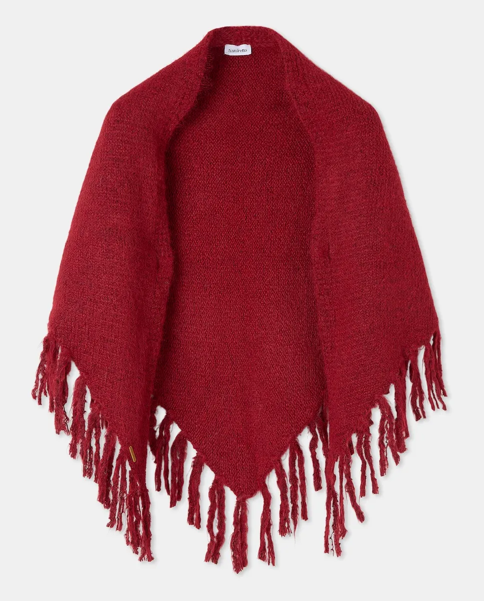 Шаль с острым краем и бахромой Tintoretto, бордовый
Шаль с острым краем и бахромой Tintoretto, бордовый