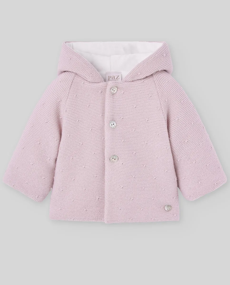 Вязаная детская курточка из коллекции «Ежики» PAZ Rodríguez, светло-розовый
Вязаная детская курточка из коллекции «Ежики» PAZ Rodríguez, светло-розовый