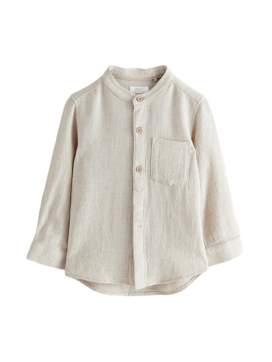 Рубашка обычного кроя на пуговицах Next, бежевый
Рубашка обычного кроя на пуговицах Next, бежевый