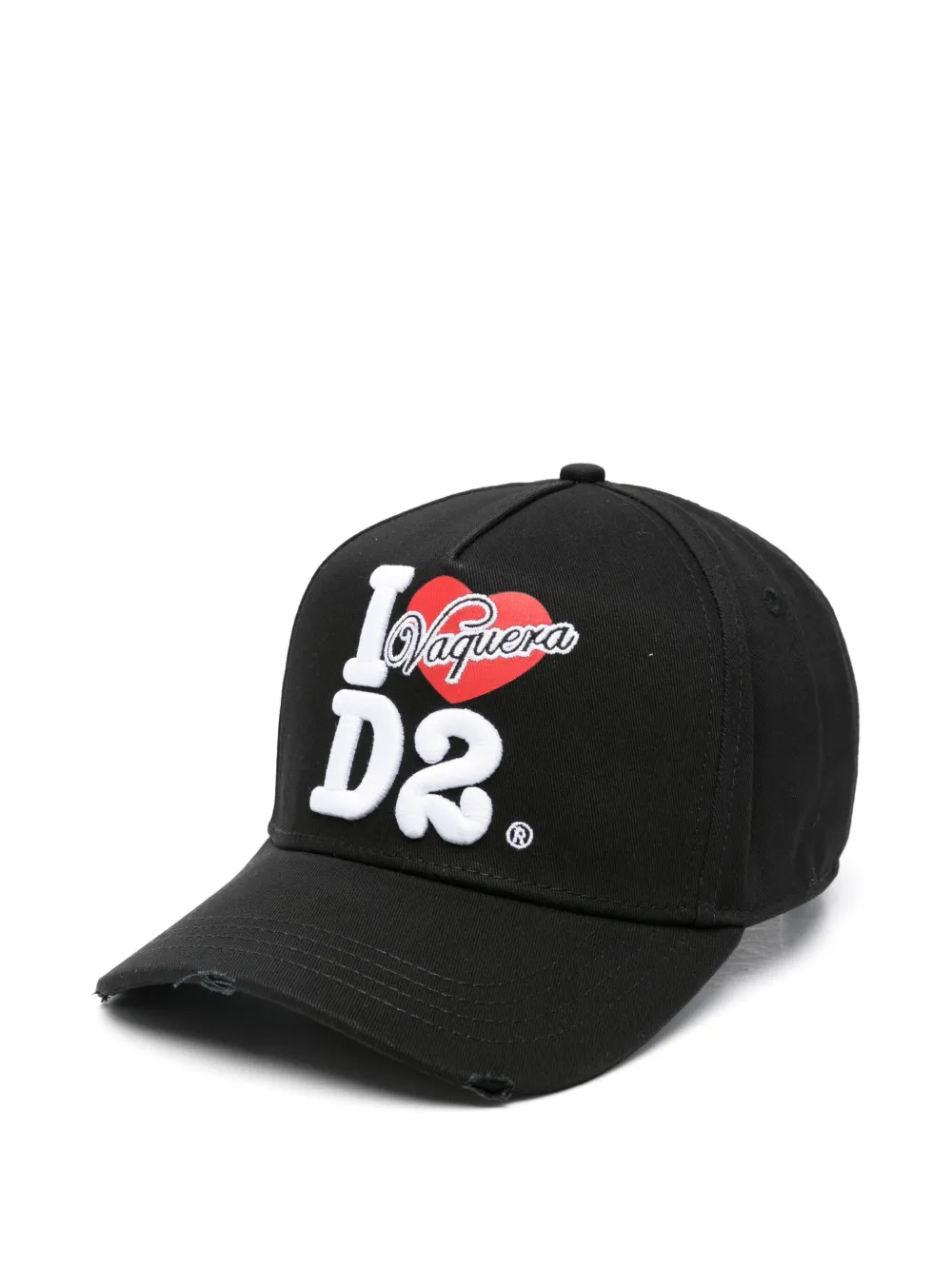 Бейсболка с логотипом и эффектом потертости DSQUARED2, черный
Бейсболка с логотипом и эффектом потертости DSQUARED2, черный