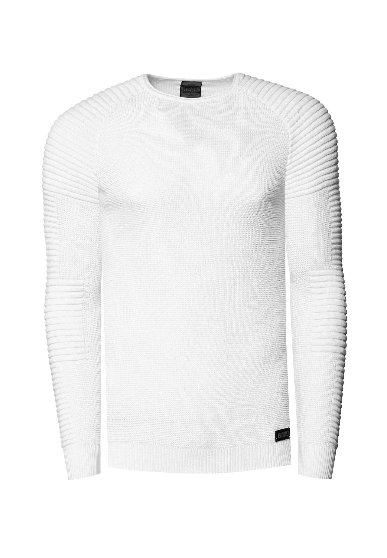 Пуловер с современным круглым вырезом RUSTY NEAL, белый 
Пуловер с современным круглым вырезом RUSTY NEAL, белый