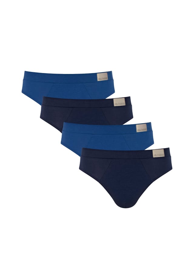 Трусы 4 шт. в упаковке - трусы go natural c4p хлопок стрейч Sloggi, синий
Трусы 4 шт. в упаковке - трусы go natural c4p хлопок стрейч Sloggi, синий