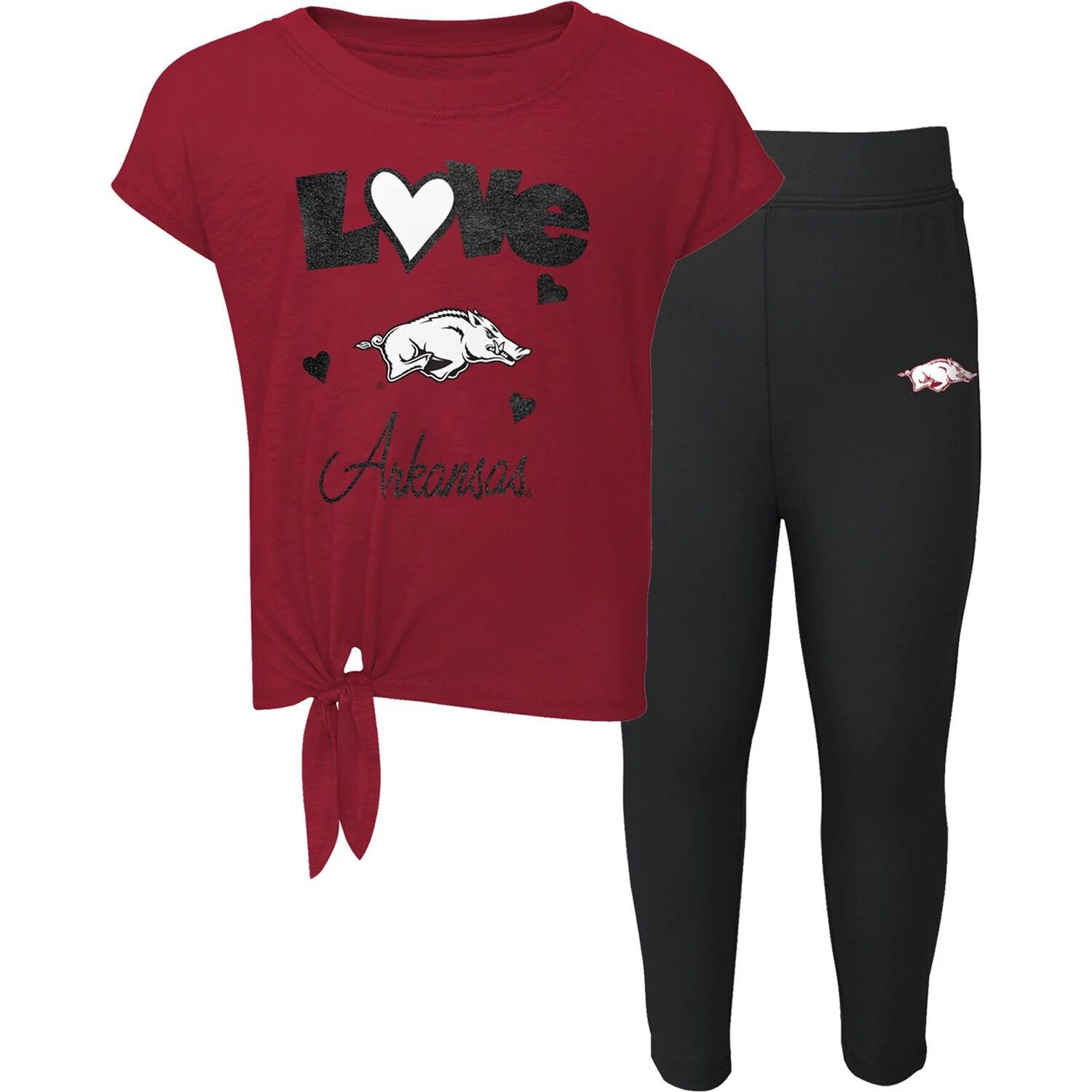 Комплект футболки и леггинсов Forever Love Team для малышей Cardinal/Black Arkansas Razorbacks Forever Love Team Outerstuff
Комплект футболки и леггинсов Forever Love Team для малышей Cardinal/Black Arkansas Razorbacks Forever Love Team Outerstuff
