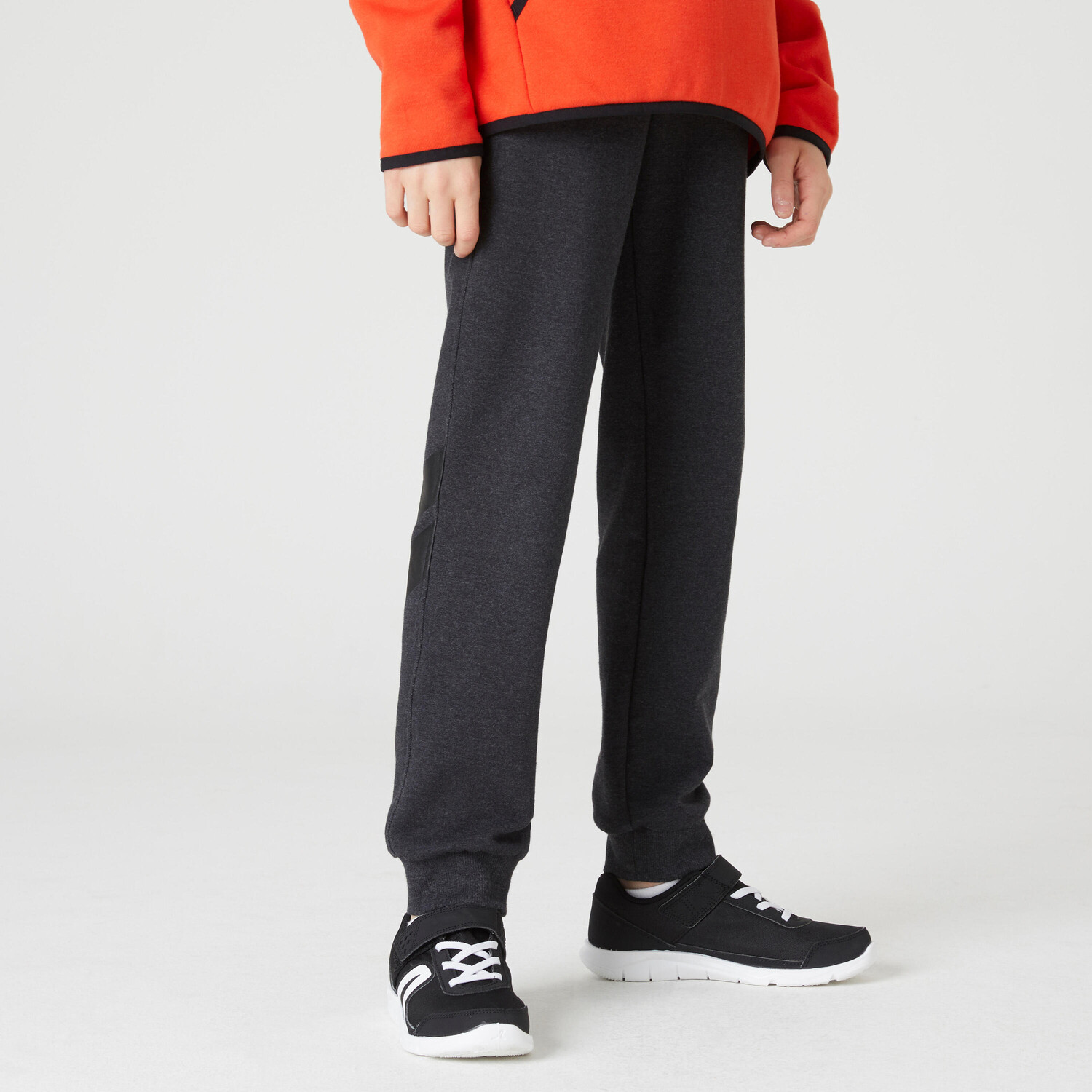 Спортивные штаны детские хлопчатобумажные обычные - 100 тёмно-серые в крапинку DOMYOS, кофе со льдом/черный
Спортивные штаны детские хлопчатобумажные обычные - 100 тёмно-серые в крапинку DOMYOS, кофе со льдом/черный