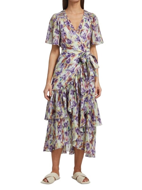 Платье - Миди Ярусное Tanya Taylor Brittany с запахом, painterly
Платье - Миди Ярусное Tanya Taylor Brittany с запахом, painterly