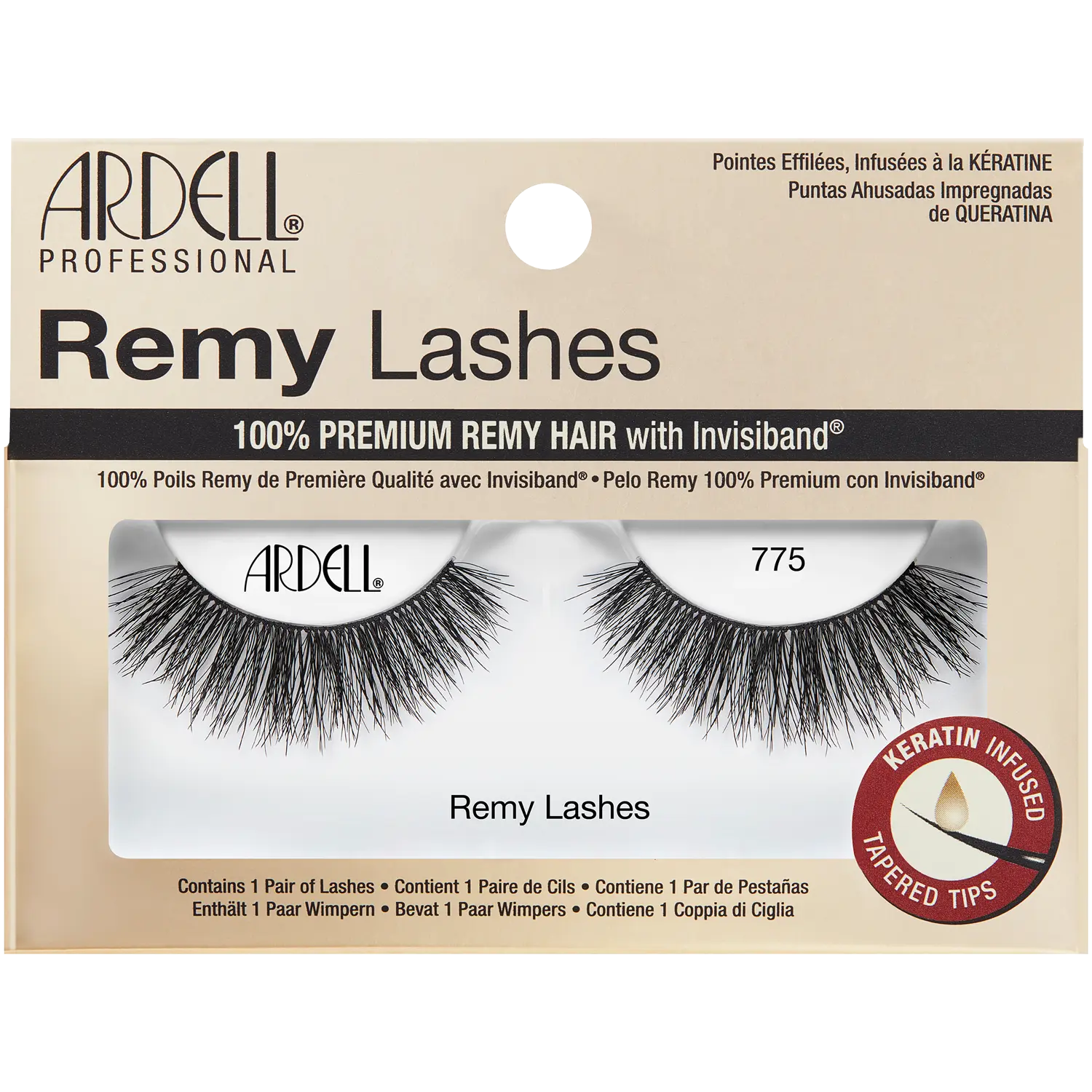 Ardell Remy Lashes 775 накладные ресницы на полоске, 1 упаковка
Ardell Remy Lashes 775 накладные ресницы на полоске, 1 упаковка